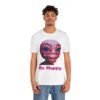 Be Happy - Alien Attitudes Unisex Short-Sleeve Tee - Image 12