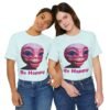 Be Happy - Alien Attitudes Unisex Short-Sleeve Tee - Image 113