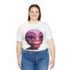 Be Happy - Alien Attitudes Unisex Short-Sleeve Tee - Image 15