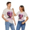 Be Happy - Alien Attitudes Unisex Short-Sleeve Tee - Image 83