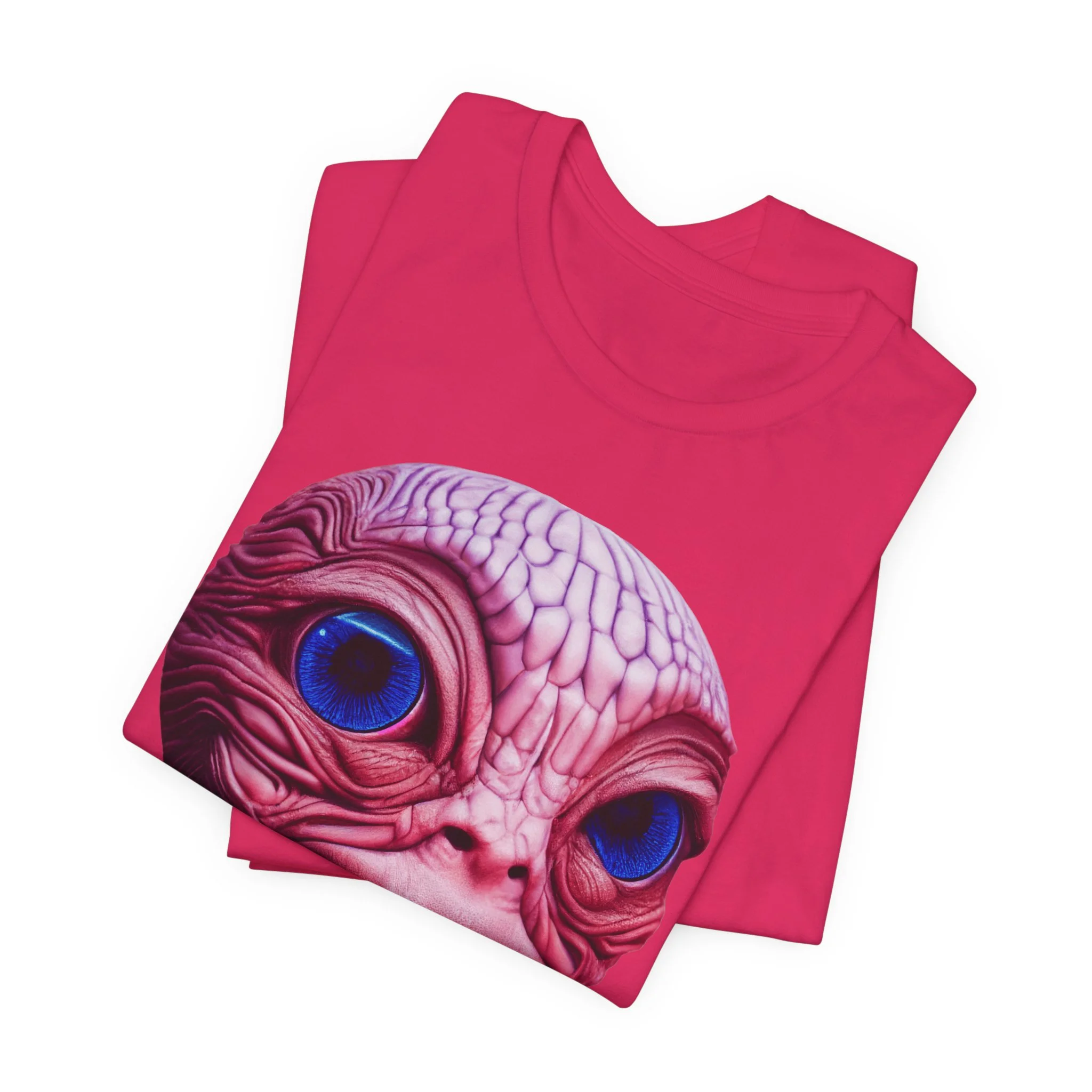 Be Happy - Alien Attitudes Unisex Short-Sleeve Tee - Image 121