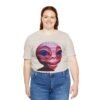 Be Happy - Alien Attitudes Unisex Short-Sleeve Tee - Image 73