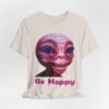 Be Happy - Alien Attitudes Unisex Short-Sleeve Tee - Image 64